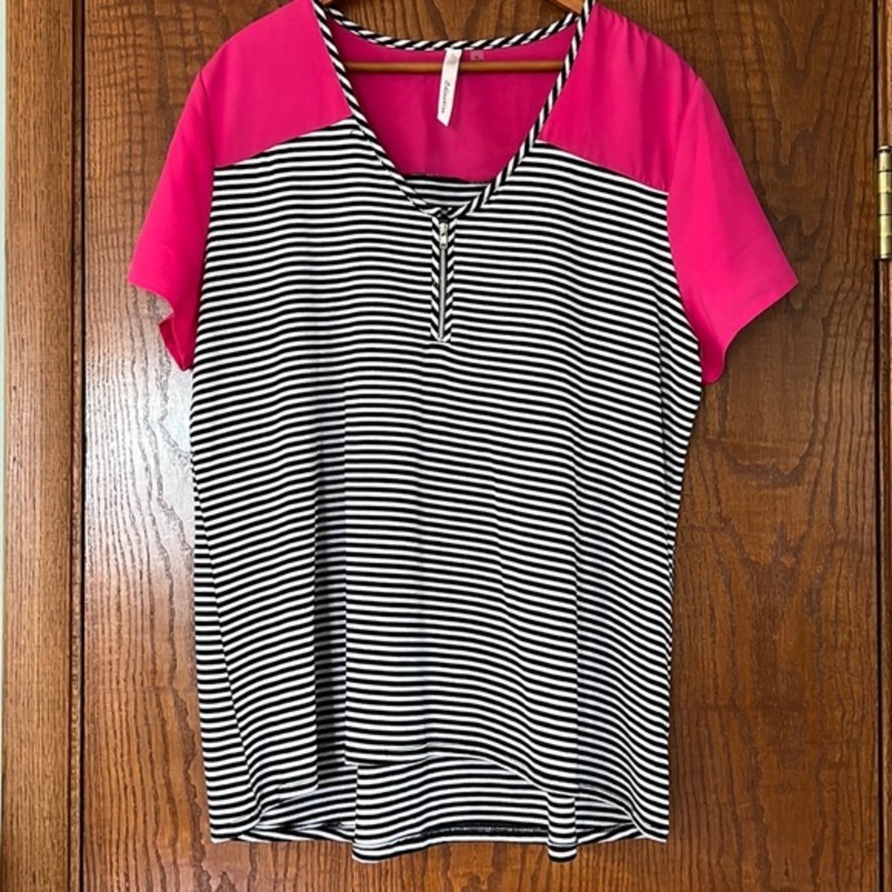 NY Collection Striped Top